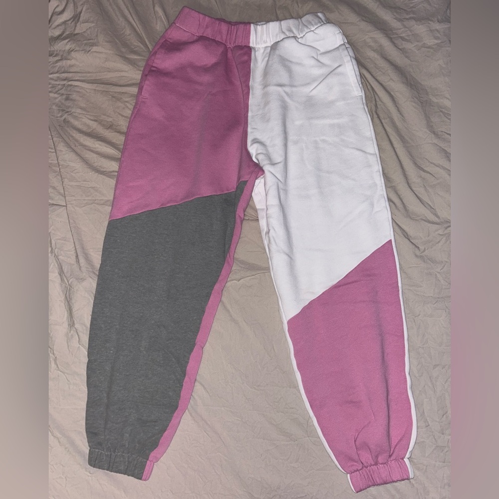 Hollister color block sweats